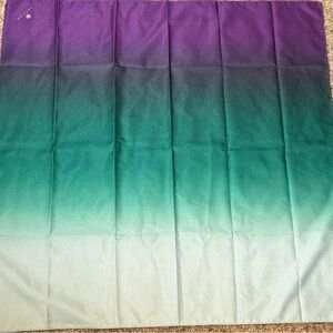 Tatcha Purple and Green Ombre Scarf .  Very beautiful